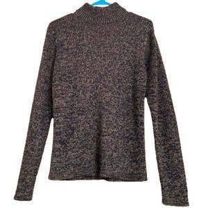 Montana Blues Women’s Black & Brown Knitted Crew Neck Sweater Sz-M-L